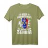 Serbien T-Shirt Balkan Jugo Herren Srbija Flagge Geschenk für Serben & Balkan-Liebhaber