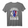 Serbien T-Shirt Balkan Jugo Herren Srbija Flagge Geschenk für Serben & Balkan-Liebhaber