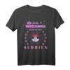 Serbien Serbische Flagge T-Shirt - Patriotisches Outfit für Serben, Urlaub, Tradition & Kultur