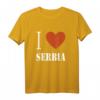 I Love Serbia T-Shirt – Stolzes Serben Motiv für Heimatliebe, Freunde & Familie als Geschenk oder Statement