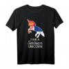 Serbien Flagge Serbisches Einhorn Lässiges T-Shirt - National Pride für Feierlichkeiten, Party & Festival