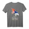 Serbien Flagge Serbisches Einhorn Lässiges T-Shirt - National Pride für Feierlichkeiten, Party & Festival