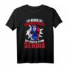 Serbien Geschenk für Flagge Herren Belgrad Zagreb T-Shirt – Perfekt als Souvenir für Balkanurlaub und kulturelle Geschenke