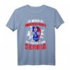 Serbien Geschenk für Flagge Herren Belgrad Zagreb T-Shirt – Perfekt als Souvenir für Balkanurlaub und kulturelle Geschenke