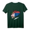 Flagge Serbien T-Shirt - Klassisch geschnitten mit serbischer Flagge, Adler & Stolz für Fans und Serben