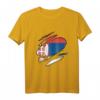 Flagge Serbien T-Shirt - Klassisch geschnitten mit serbischer Flagge, Adler & Stolz für Fans und Serben