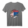 Flagge Serbien T-Shirt - Klassisch geschnitten mit serbischer Flagge, Adler & Stolz für Fans und Serben