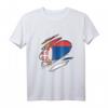 Flagge Serbien T-Shirt - Klassisch geschnitten mit serbischer Flagge, Adler & Stolz für Fans und Serben