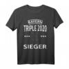 Bayern Triple 2020 Europa Sieger Fußball T-Shirt - Feier den Erfolg, Pokal und Meisterschaft für Bayern Fans