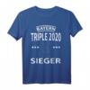Bayern Triple 2020 Europa Sieger Fußball T-Shirt - Feier den Erfolg, Pokal und Meisterschaft für Bayern Fans