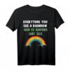 Humorvolles LGBT T-Shirt mit Regenbogen-Design – Unterstütze Homosexuelle Rechte und zeige deine Pride mit provokativem Spruch