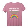 Humorvolles LGBT T-Shirt mit Regenbogen-Design – Unterstütze Homosexuelle Rechte und zeige deine Pride mit provokativem Spruch