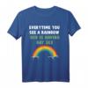 Humorvolles LGBT T-Shirt mit Regenbogen-Design – Unterstütze Homosexuelle Rechte und zeige deine Pride mit provokativem Spruch