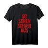 So sehen Sieger aus - Vintage Rot Training & Fitness T-Shirt für Gewinner, Champions & Teams