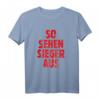So sehen Sieger aus - Vintage Rot Training & Fitness T-Shirt für Gewinner, Champions & Teams