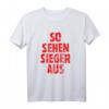 So sehen Sieger aus - Vintage Rot Training & Fitness T-Shirt für Gewinner, Champions & Teams