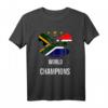 Südafrika Rugby Weltmeister 2019 Sieg T-Shirt - Fanartikel mit Nationalflagge, perfekt für Rugby-Fans und Teamliebe