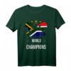 Südafrika Rugby Weltmeister 2019 Sieg T-Shirt - Fanartikel mit Nationalflagge, perfekt für Rugby-Fans und Teamliebe