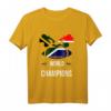Südafrika Rugby Weltmeister 2019 Sieg T-Shirt - Fanartikel mit Nationalflagge, perfekt für Rugby-Fans und Teamliebe