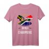 Südafrika Rugby Weltmeister 2019 Sieg T-Shirt - Fanartikel mit Nationalflagge, perfekt für Rugby-Fans und Teamliebe