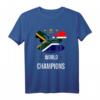 Südafrika Rugby Weltmeister 2019 Sieg T-Shirt - Fanartikel mit Nationalflagge, perfekt für Rugby-Fans und Teamliebe
