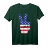 USA Fahne Flagge Sieg Hand Stolz Geschenk T-Shirt - Patriotisches US-Design für Feiertage, Geburtstage & Weihnachten
