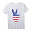 USA Fahne Flagge Sieg Hand Stolz Geschenk T-Shirt - Patriotisches US-Design für Feiertage, Geburtstage & Weihnachten