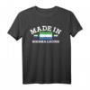 Made in Sierra Leone Flagge T-Shirt - Klassisch geschnitten, doppelt genähter Saum, perfekt für Stolz und Zugehörigkeit