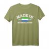 Made in Sierra Leone Flagge T-Shirt - Klassisch geschnitten, doppelt genähter Saum, perfekt für Stolz und Zugehörigkeit