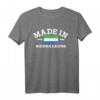 Made in Sierra Leone Flagge T-Shirt - Klassisch geschnitten, doppelt genähter Saum, perfekt für Stolz und Zugehörigkeit