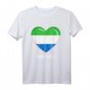 Sierra Leone Herz-Flagge T-Shirt – Souvenir & Bekleidung für Sierra Leone Liebhaber für Männer, Frauen & Kinder