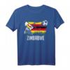 Zimbabwe Flag Jersey - Support Zimbabwe Soccer Team & Show Pride with National Flag T-Shirt for Men, Women & Kids