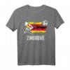 Zimbabwe Flag Jersey - Support Zimbabwe Soccer Team & Show Pride with National Flag T-Shirt for Men, Women & Kids