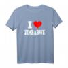 Ich liebe Zimbabwe T-Shirt - Stolz auf Zimbabwe zeigen, personalisiertes Geschenk für Touristen und Gebürtige