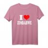 Ich liebe Zimbabwe T-Shirt - Stolz auf Zimbabwe zeigen, personalisiertes Geschenk für Touristen und Gebürtige
