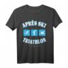 Lustiges Après-Ski Triathlon T-Shirt für Skifahrer & Snowboarder – Perfekt für Party, Pisten & Hüttengaudi