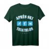 Lustiges Après-Ski Triathlon T-Shirt für Skifahrer & Snowboarder – Perfekt für Party, Pisten & Hüttengaudi