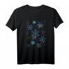 Schneekristalle Schneeflocken Skifahren Apresski Winter T-Shirt – Perfekt für Wintersport, Weihnachtszeit & Winterliebhaber
