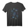 Schneekristalle Schneeflocken Skifahren Apresski Winter T-Shirt – Perfekt für Wintersport, Weihnachtszeit & Winterliebhaber