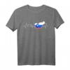 Slowenien Herzschlag Flagge Liebe Männer Frauen Geschenk T-Shirt – Perfekt für Heimatliebhaber, Urlaub & Reise Souvenir