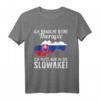 Slowakische Flagge T-Shirt – Geschenk für Slowakei-Liebhaber, Urlaubserinnerungen und Fans mit slowakischen Wurzeln