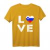 Love Slowenien Flagge T-Shirt – Exklusives Design für Slowenien-Fans & als Geschenk für Freunde mit slowenischen Wurzeln