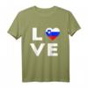 Love Slowenien Flagge T-Shirt – Exklusives Design für Slowenien-Fans & als Geschenk für Freunde mit slowenischen Wurzeln