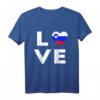 Love Slowenien Flagge T-Shirt – Exklusives Design für Slowenien-Fans & als Geschenk für Freunde mit slowenischen Wurzeln