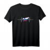 Slowenien Karte mit Herzschlag Vintage Flagge T-Shirt – Retro Design für Slowenien-Fans und Urlauber