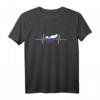 Slowenien Karte mit Herzschlag Vintage Flagge T-Shirt – Retro Design für Slowenien-Fans und Urlauber