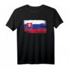 Slowakei Flaggen T-Shirt - Klassisch geschnittenes Geschenk für Slowakianer, Urlauber & Fans zu Weihnachten & Geburtstag