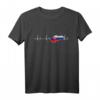 Unisex Herzschlag T-Shirt – Perfektes Geschenk für Slowaken zu Weihnachten oder Geburtstag, für Damen, Herren & Kinder