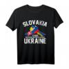 Slowakei steht mit Ukraine - Ukrainische & Slowakische Flagge T-Shirt für patriotische Unterstützung