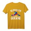 Slowakei steht mit Ukraine - Ukrainische & Slowakische Flagge T-Shirt für patriotische Unterstützung